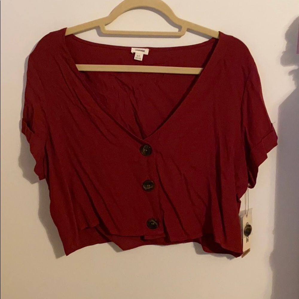 NWT Garage crop top